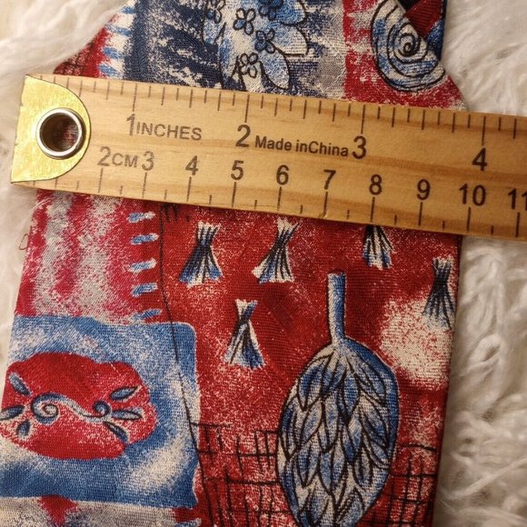 Oscar de la Renta Couture Collection Tie Summertime Acuarela Studio 100% Silk - Picture 7 of 7